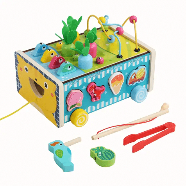 8 in 1 Multifunctional Montessori Vehicle - Wooden