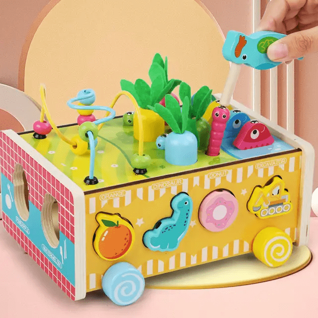8 in 1 Multifunctional Montessori Vehicle - Wooden