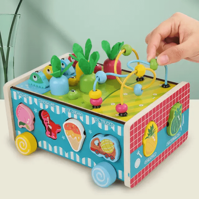 8 in 1 Multifunctional Montessori Vehicle - Wooden