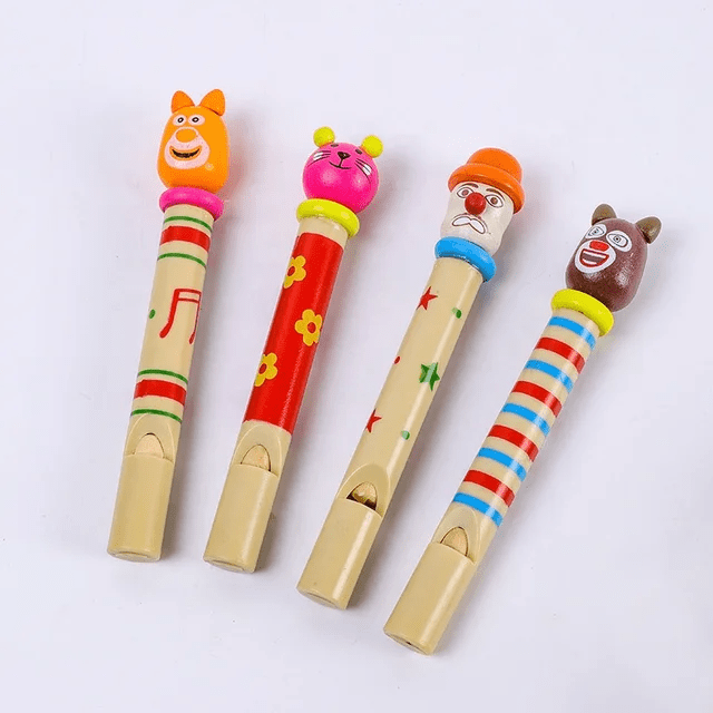 Pull the stick Wooden Musical Whistle