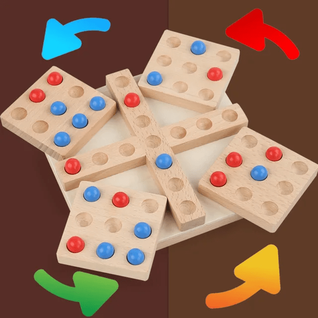 Rotating Gobang Wooden game
