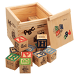 27 Pcs Inner Alphabet Wooden Blocks