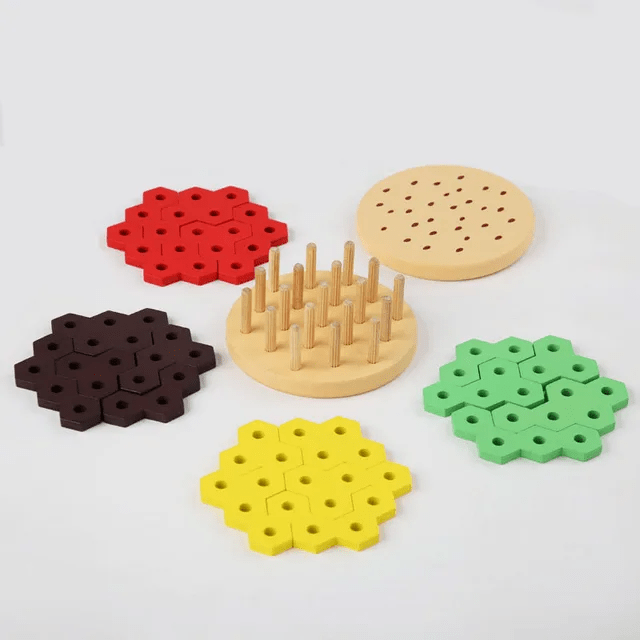 Wisdom Hamburger - Wooden Intelligence Assembly