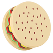Wisdom Hamburger - Wooden Intelligence Assembly