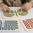 2 Hand coordination tracing - Left & Right Brain activation wooden board