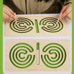 2 Hand coordination tracing - Left & Right Brain activation wooden board