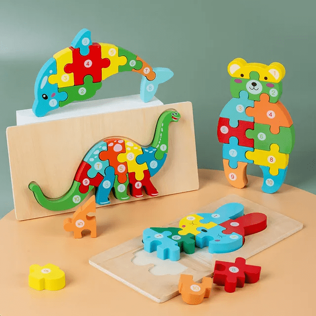Counting Jigsaw Puzzle - Wooden