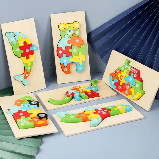 Counting Jigsaw Puzzle - Wooden