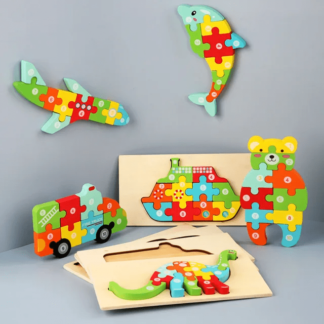Counting Jigsaw Puzzle - Wooden