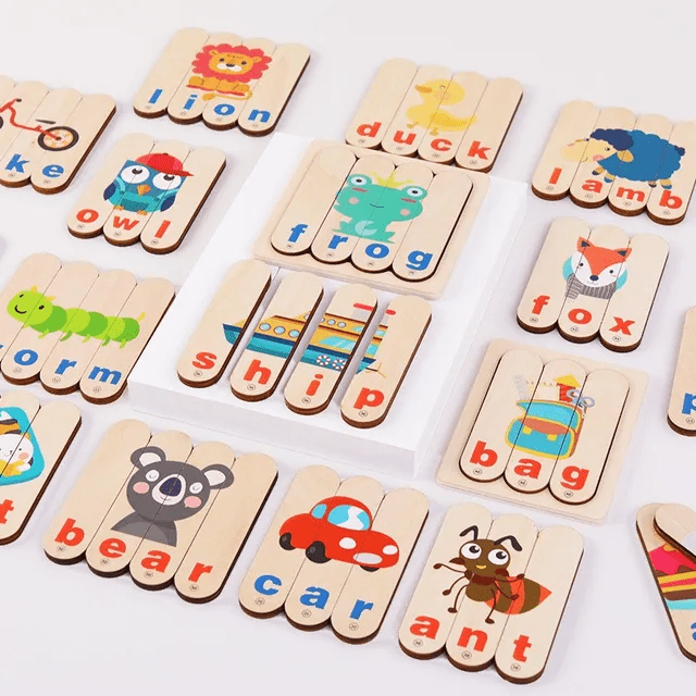 Word Puzzle Game - Wooden