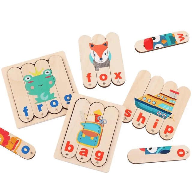 Word Puzzle Game - Wooden
