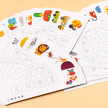 Wooden Spelling Game with Cards and Alphabets
