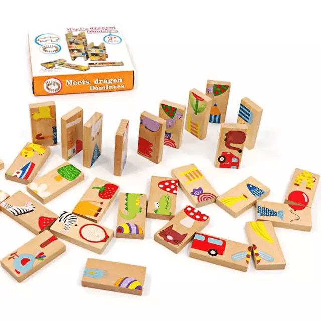 Wooden Dragon Domino