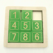 Wooden Klotski Number Sliding Puzzle - Small