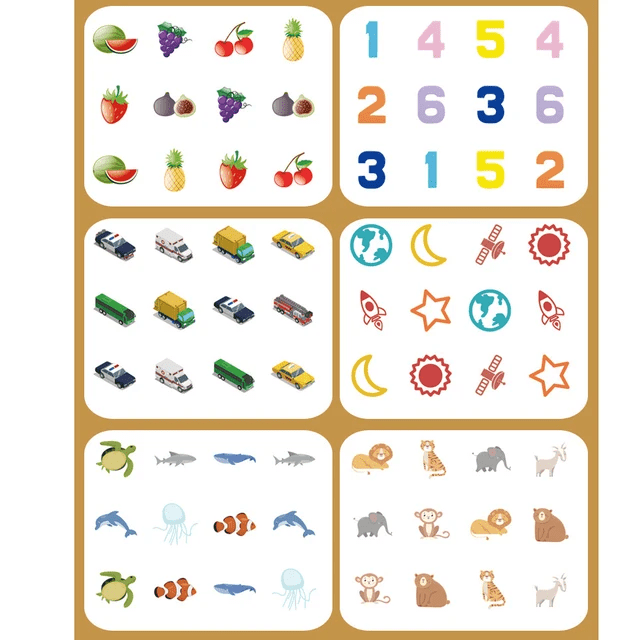 Wooden Memory Game Kit