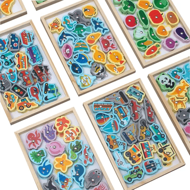 Fitted Tray Magnetic Fishing - Wooden
