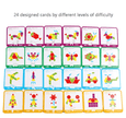 155 Pattern Blocks - Wooden Pattern Matching Puzzle
