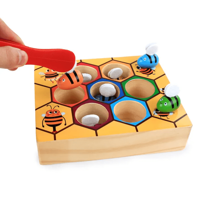 Little Bee Picker Wooden Montessori Game