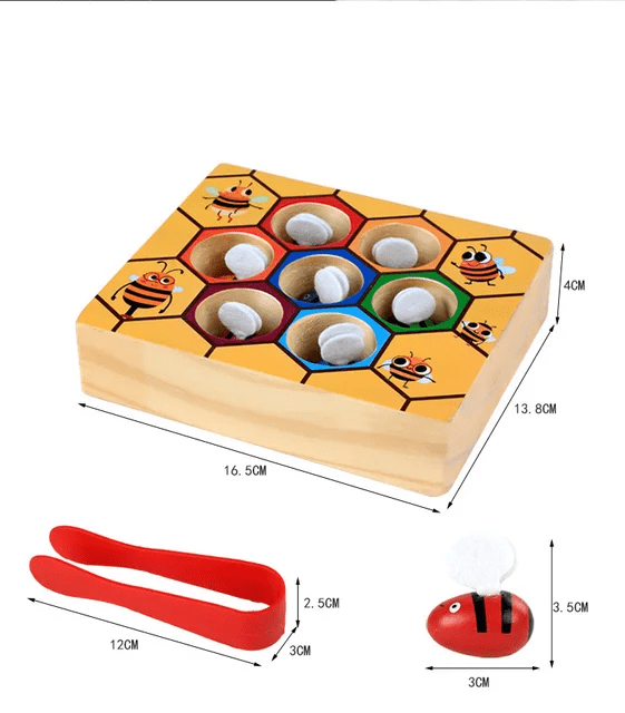 Little Bee Picker Wooden Montessori Game