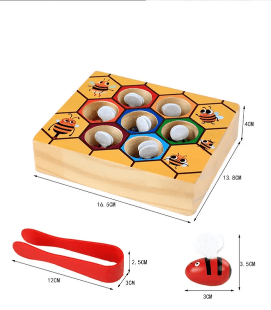 Little Bee Picker Wooden Montessori Game