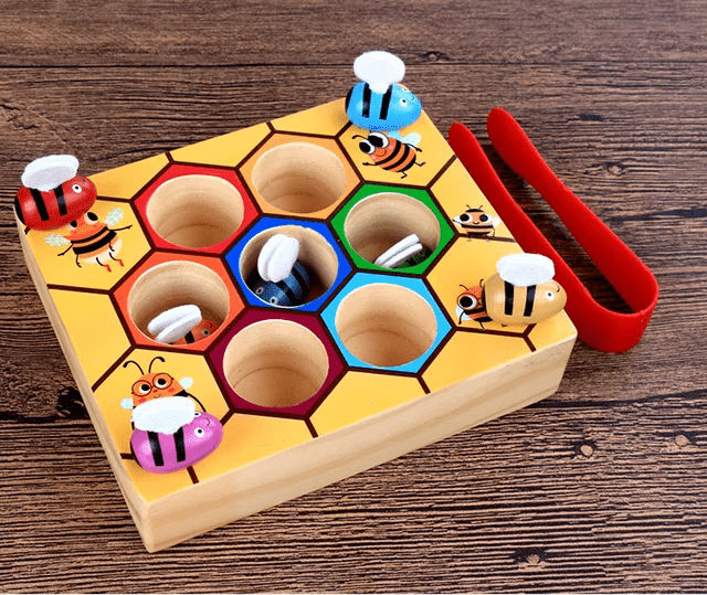 Little Bee Picker Wooden Montessori Game