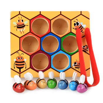 Little Bee Picker Wooden Montessori Game