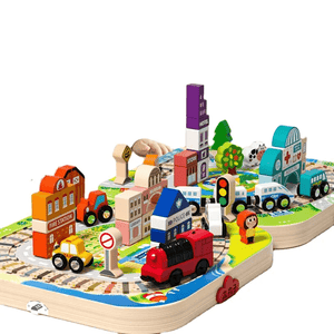 Boxed City Blocks - Wooden Building Blocks