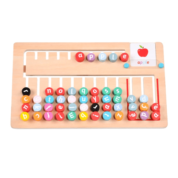 Wooden Montessori Spelling Board