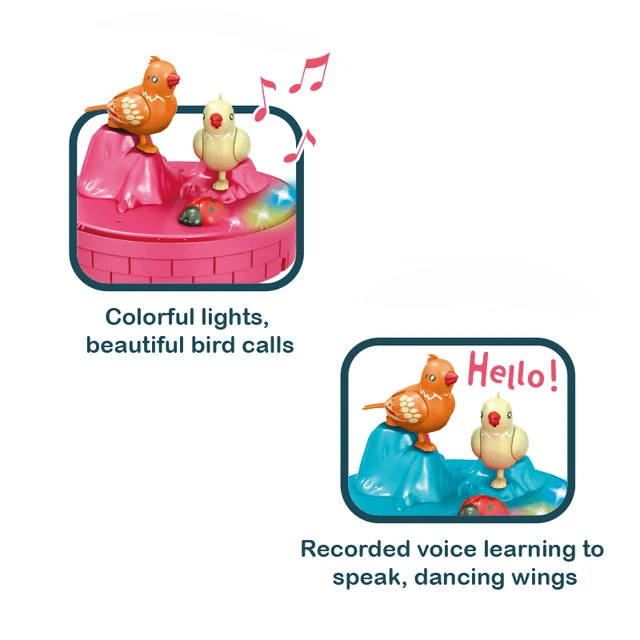 Talking Bird in Bird Cage