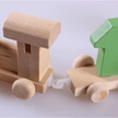 Hooked Wooden Train With Numbers - Small