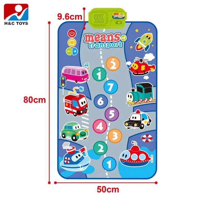 Baby Toddler Music Mat - Mode Of Transport Theme