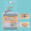 Wooden Multifunctional 5 in 1 Activity Cube - KABI