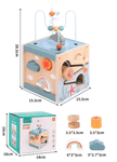 Wooden Multifunctional 5 in 1 Activity Cube - KABI