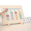 Four Colour 2 Sided Wooden Logical Game - Short Version