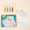 Four Colour 2 Sided Wooden Logical Game - Short Version