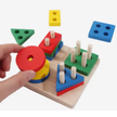 Wooden 4 Column Shape Sorter