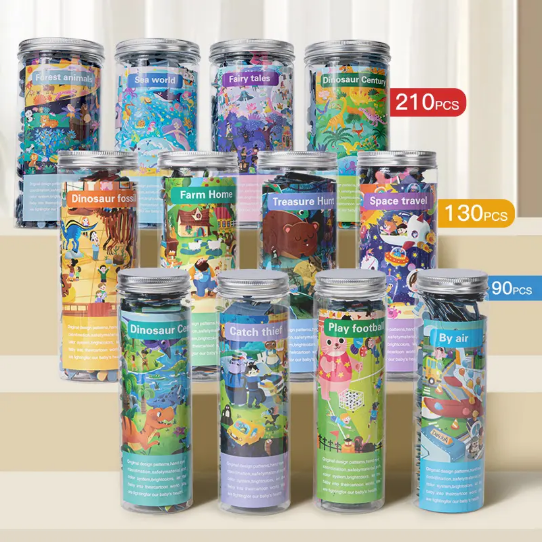 Jigsaw Puzzle Jar 130 Pcs