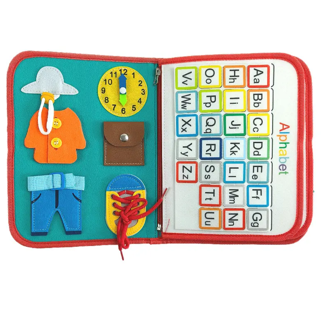 Early Education Sensory 8 in 1 Busy Book