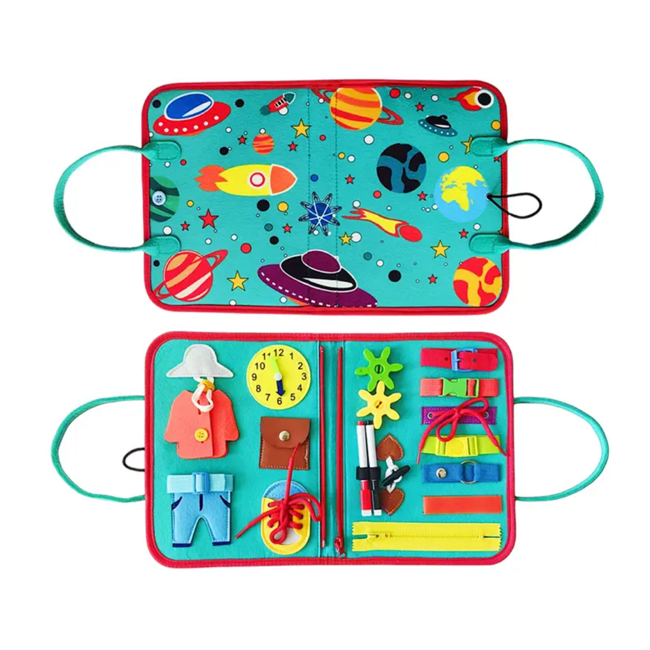 Early Education Sensory 8 in 1 Busy Book