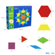 130 Pcs Pattern Block Puzzle - Wooden