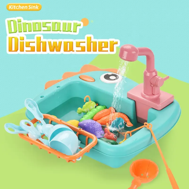 Dinosaur Kitchen Sink 2 in 1 Toy