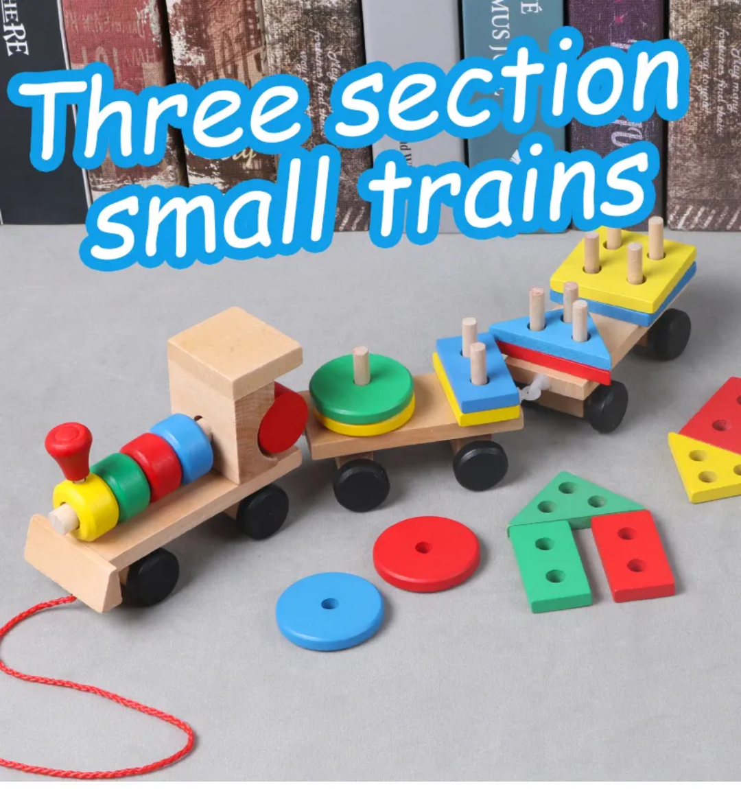 Wooden Shape Sorter Train