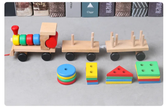 Wooden Shape Sorter Train
