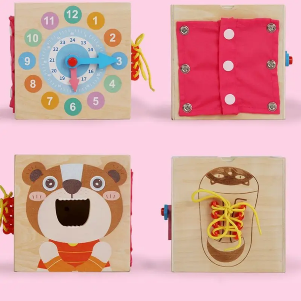 Wooden 8 in 1 Montessori Toy Play Kit