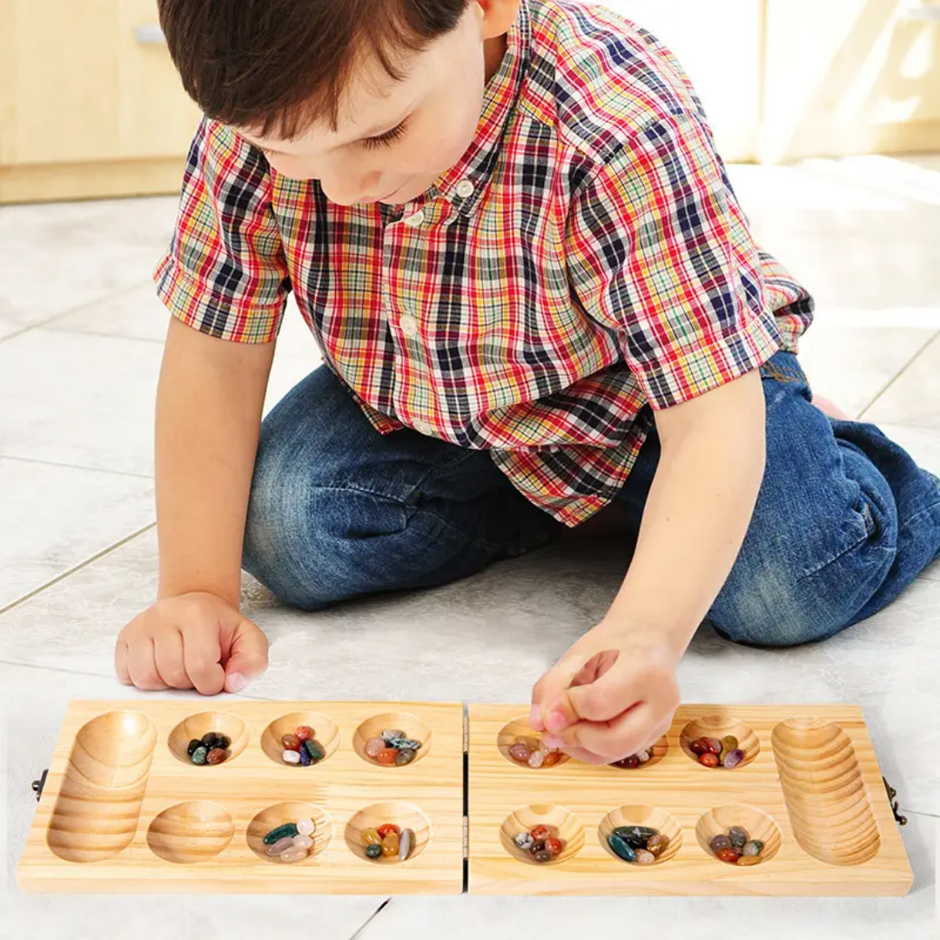 Mancala Wooden Pallanguli