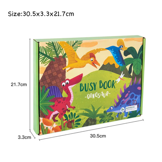 Early Education Busy Book - Velcro Activity