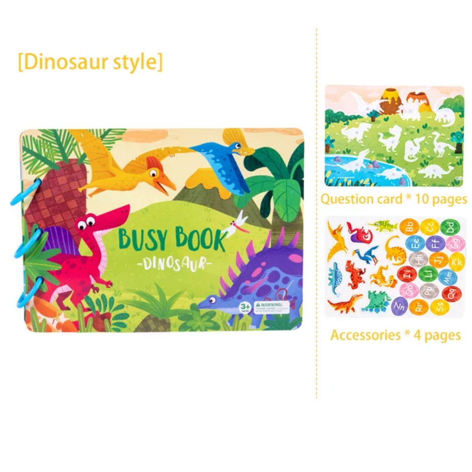 Early Education Busy Book - Velcro Activity