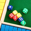 Multi colour Wooden Shut the Box Game