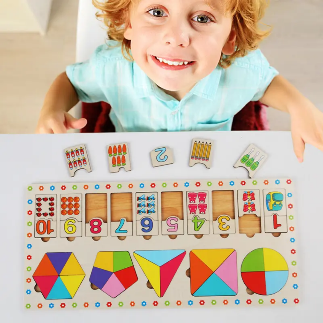Wooden Hook Variant Shape and Counting Board