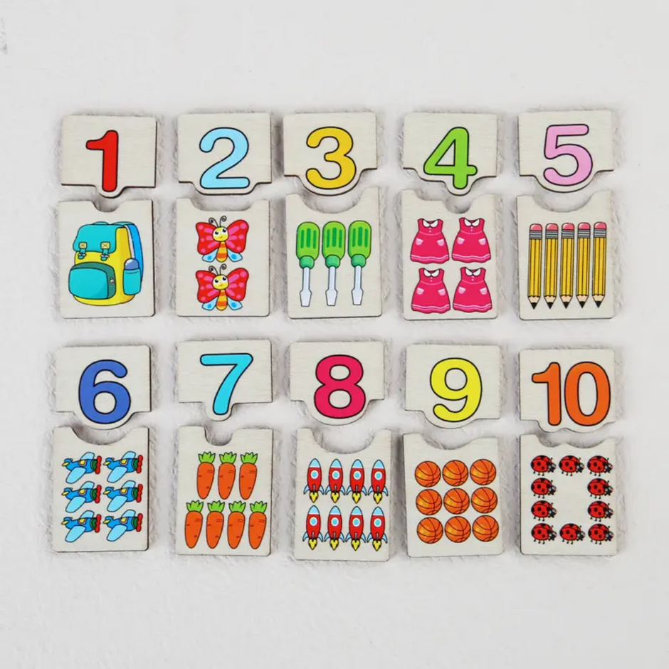 Wooden Hook Variant Shape and Counting Board
